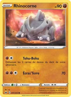 Rhinocorne 97/202 — Sword & Shield