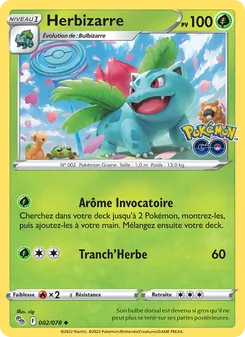 Herbizarre 002/078 — Pokémon GO