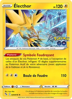 Électhor 029/078 — Pokémon GO