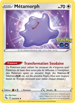 Métamorph 053/078 — Pokémon GO