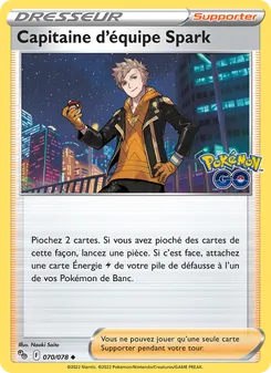 Capitaine d'équipe Spark 070/078 — Pokémon GO