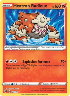 Heatran Radieux 027/189 — Astral Radiance / Astral Radiance Trainer Gallery