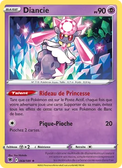Diancie 068/189 — Astral Radiance / Astral Radiance Trainer Gallery