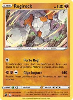 Regirock 075/189 — Astral Radiance / Astral Radiance Trainer Gallery