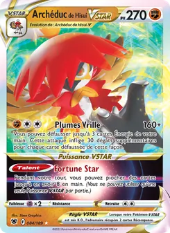 Archéduc de Hisui VSTAR 084/189 — Astral Radiance / Astral Radiance Trainer Gallery