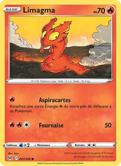 Limagma 021/196 — Lost Origin / Lost Origin Trainer Gallery