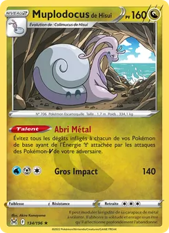 Muplodocus de Hisui 134/196 — Lost Origin / Lost Origin Trainer Gallery