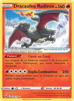 Dracaufeu Radieux 020/159 — Crown Zenith / Crown Zenith Galarian Gallery