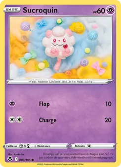 Sucroquin 083/195 — Silver Tempest / Silver Tempest Trainer Gallery
