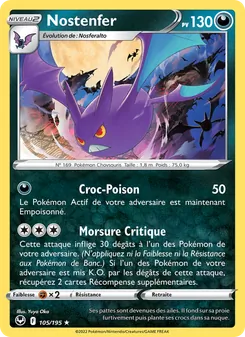 Nostenfer 105/195 — Silver Tempest / Silver Tempest Trainer Gallery
