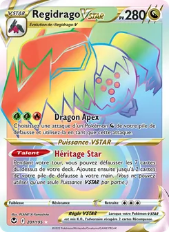 Regidrago VSTAR 201/195 — Silver Tempest / Silver Tempest Trainer Gallery