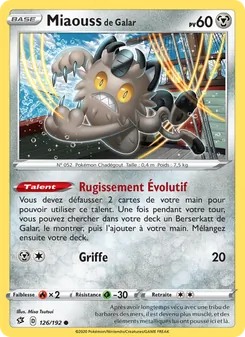Miaouss de Galar 126/192 — Rebel Clash
