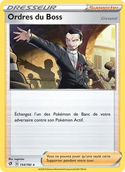 Ordres du Boss (Giovanni) 154/192 — Rebel Clash