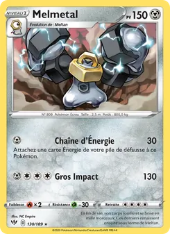 Melmetal 130/189 — Darkness Ablaze