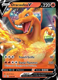 Dracaufeu V 19/189 — Darkness Ablaze