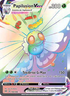 Papilusion VMAX 190/189 — Darkness Ablaze