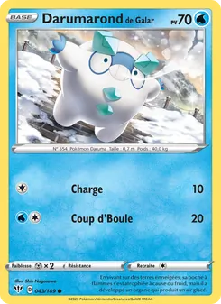 Darumarond de Galar 43/189 — Darkness Ablaze