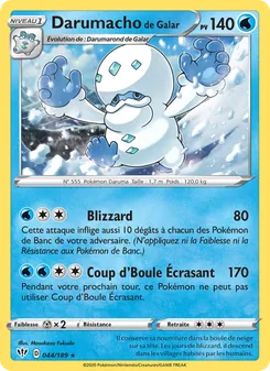 Darumacho de Galar 44/189 — Darkness Ablaze
