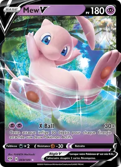 Mew V 69/189 — Darkness Ablaze