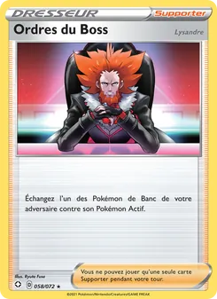 Ordres du Boss (Lysandre) 58/72 — Shining Fates / Shining Fates Shiny Vault