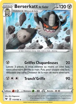 Berserkatt de Galar 113/185 — Vivid Voltage