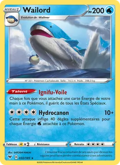 Wailord 32/185 — Vivid Voltage