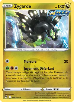 Zygarde 118/203 — Evolving Skies