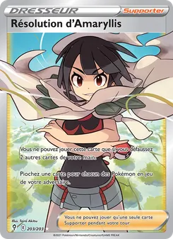 Résolution d'Amaryllis 203/203 — Evolving Skies
