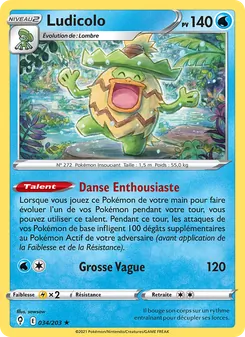 Ludicolo 34/203 — Evolving Skies