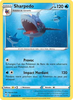 Sharpedo 36/203 — Evolving Skies