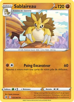 Sablaireau 132/264 — Fusion Strike