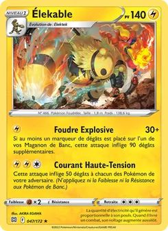 Élekable 047/172 — Brilliant Stars / Brilliant Stars Trainer Gallery
