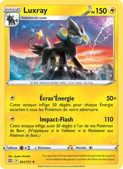Luxray 051/172 — Brilliant Stars / Brilliant Stars Trainer Gallery
