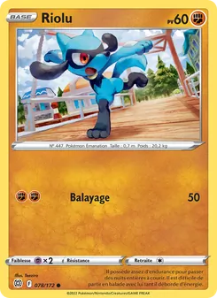 Riolu 078/172 — Brilliant Stars / Brilliant Stars Trainer Gallery