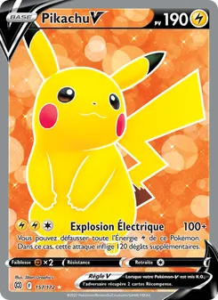 Pikachu V 157/172 — Brilliant Stars / Brilliant Stars Trainer Gallery