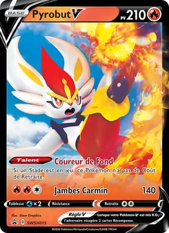 Pyrobut V SWSH015 — SWSH Black Star Promos