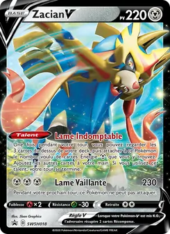 Zacian V SWSH018 — SWSH Black Star Promos