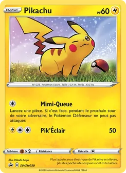 Pikachu SWSH039 — SWSH Black Star Promos