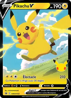 Pikachu V SWSH143 — SWSH Black Star Promos