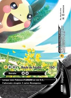 Morpeko V-UNION SWSH218 — SWSH Black Star Promos