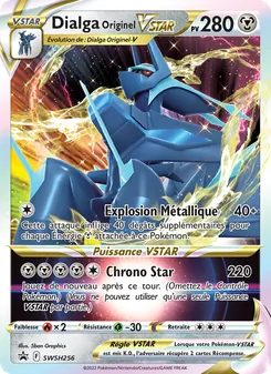 Dialga Originel VSTAR SWSH256 — SWSH Black Star Promos