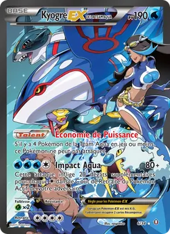 Kyogre-EX de la Team Aqua 6/34 — Double Crisis