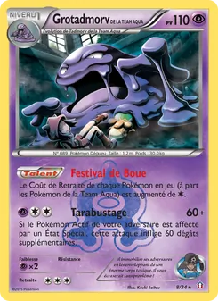 Grotadmorv de la Team Aqua 8/34 — Double Crisis