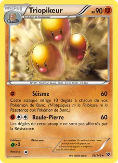 Triopikeur 59/146 — XY