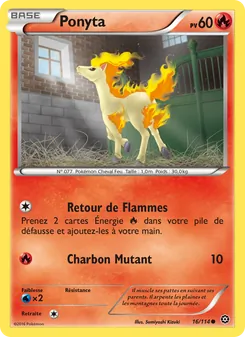 Ponyta 16/114 — Steam Siege