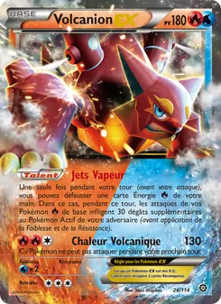 Volcanion EX 26/114 — Steam Siege