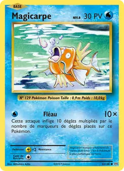Magicarpe 33/108 — Evolutions