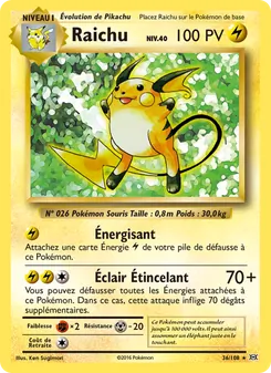 Raichu 36/108 — Evolutions