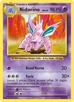 Nidorino 44/108 — Evolutions