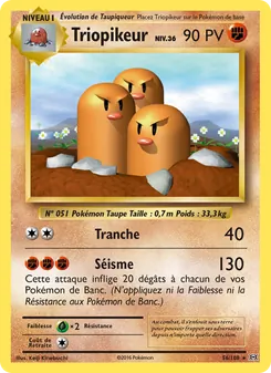Triopikeur 56/108 — Evolutions